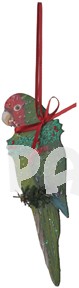 Hand Painted Cherry Head Conure Ornament