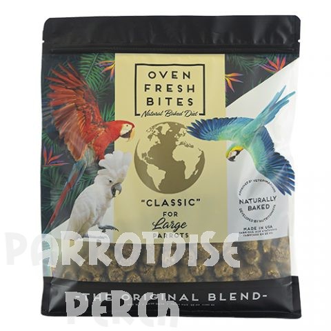 Natural Baked Bird Food Parrot Large 42 oz