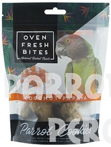 Oven Fresh Bites Parrot Cookies Coconut Papaya