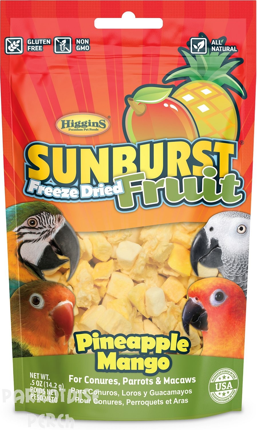 Sunburst Pineapple Mango Freeze Dried Treats
