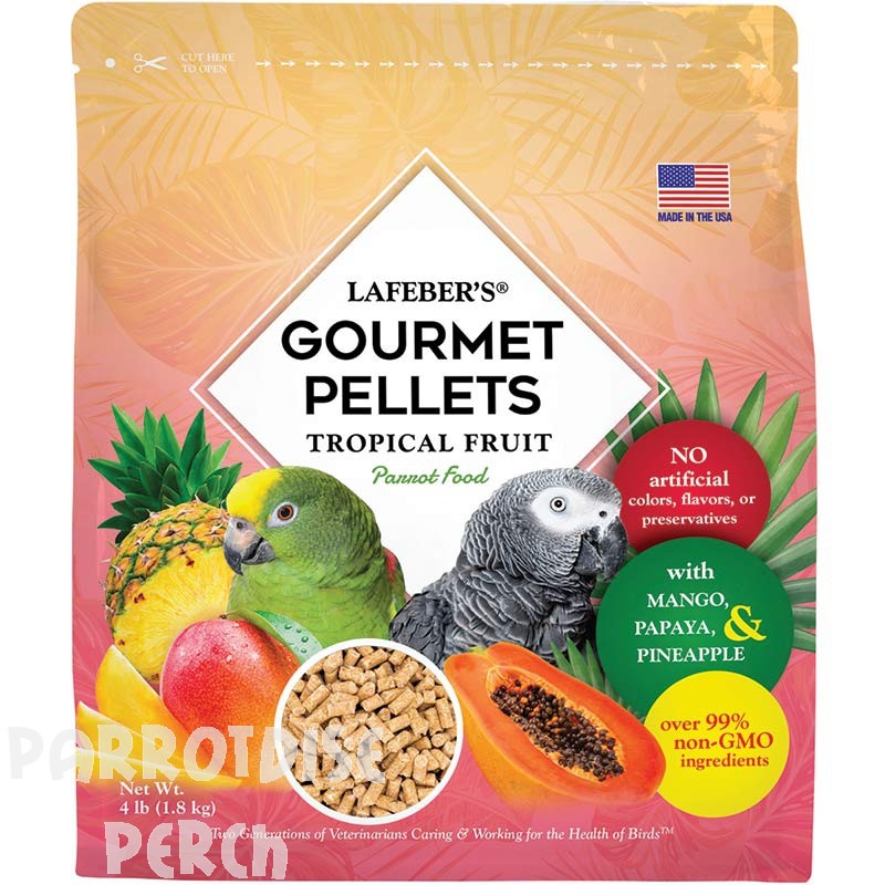 Tropical Fruit Gourmet Pellets Parrot