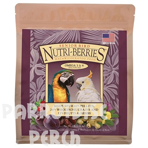 Nutri-Berries Senior for Macaw & Cockatoo