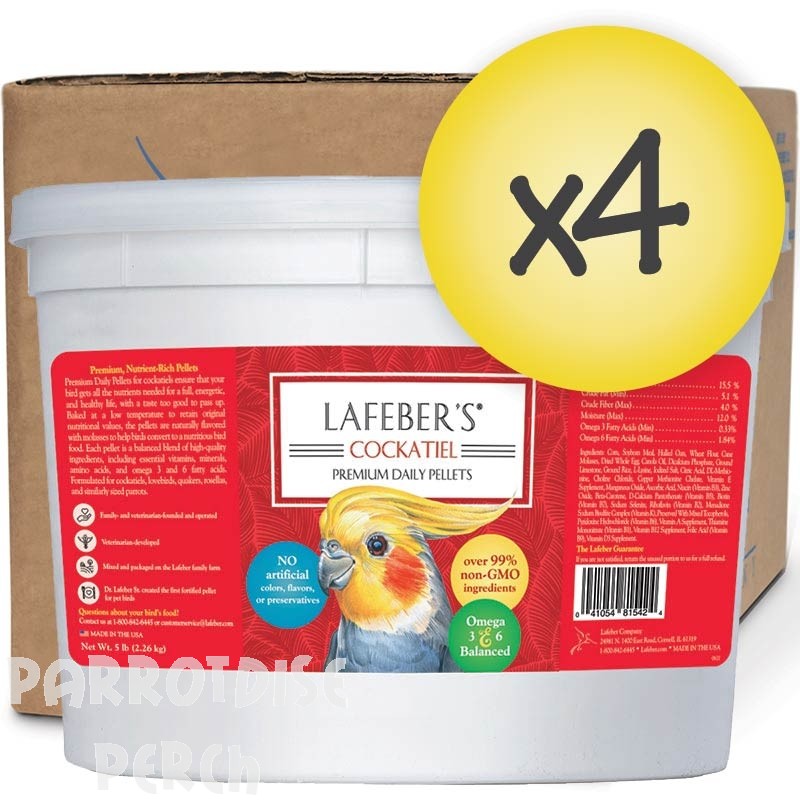 Lafeber Small Parrot Pellets 5 lb Case of 4