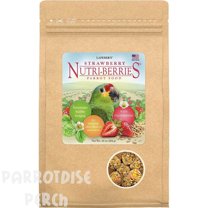 Nutri-Berries Strawberries Parrot 10 oz