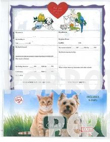 Pet Sitter Chart