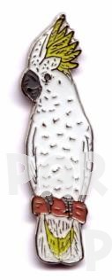 Sulfur Crested Cockatoo Pin