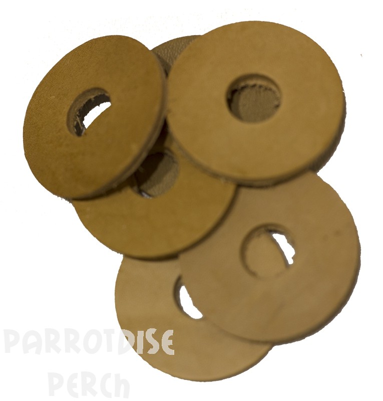Leather Washers 3.8 cm (6)