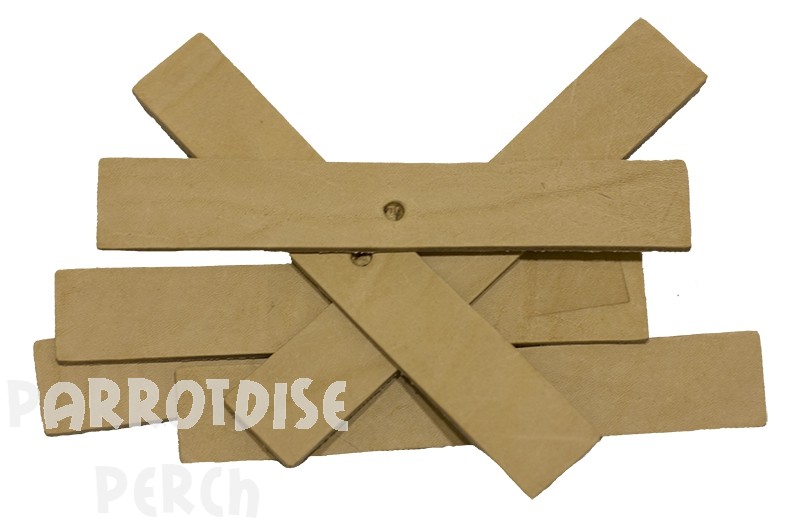Leather Rectangular Strips (6)