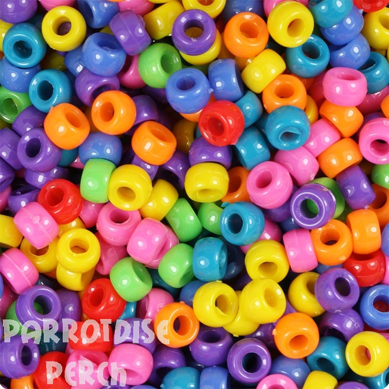 Mini Barrel Beads Circus Opaque