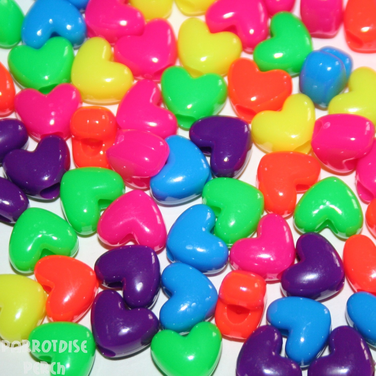Heart Beads Neon