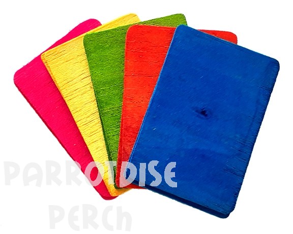 Balsa Wood Rectangles Coloured (10)