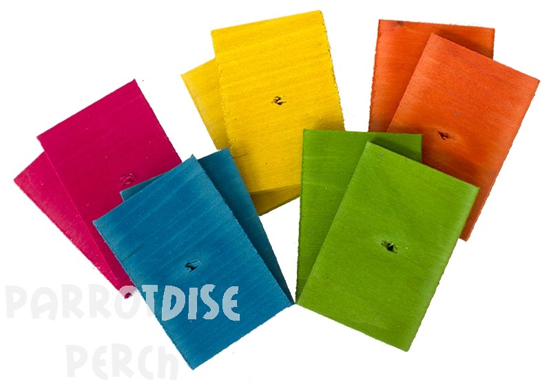 Coloured Basswood Slices