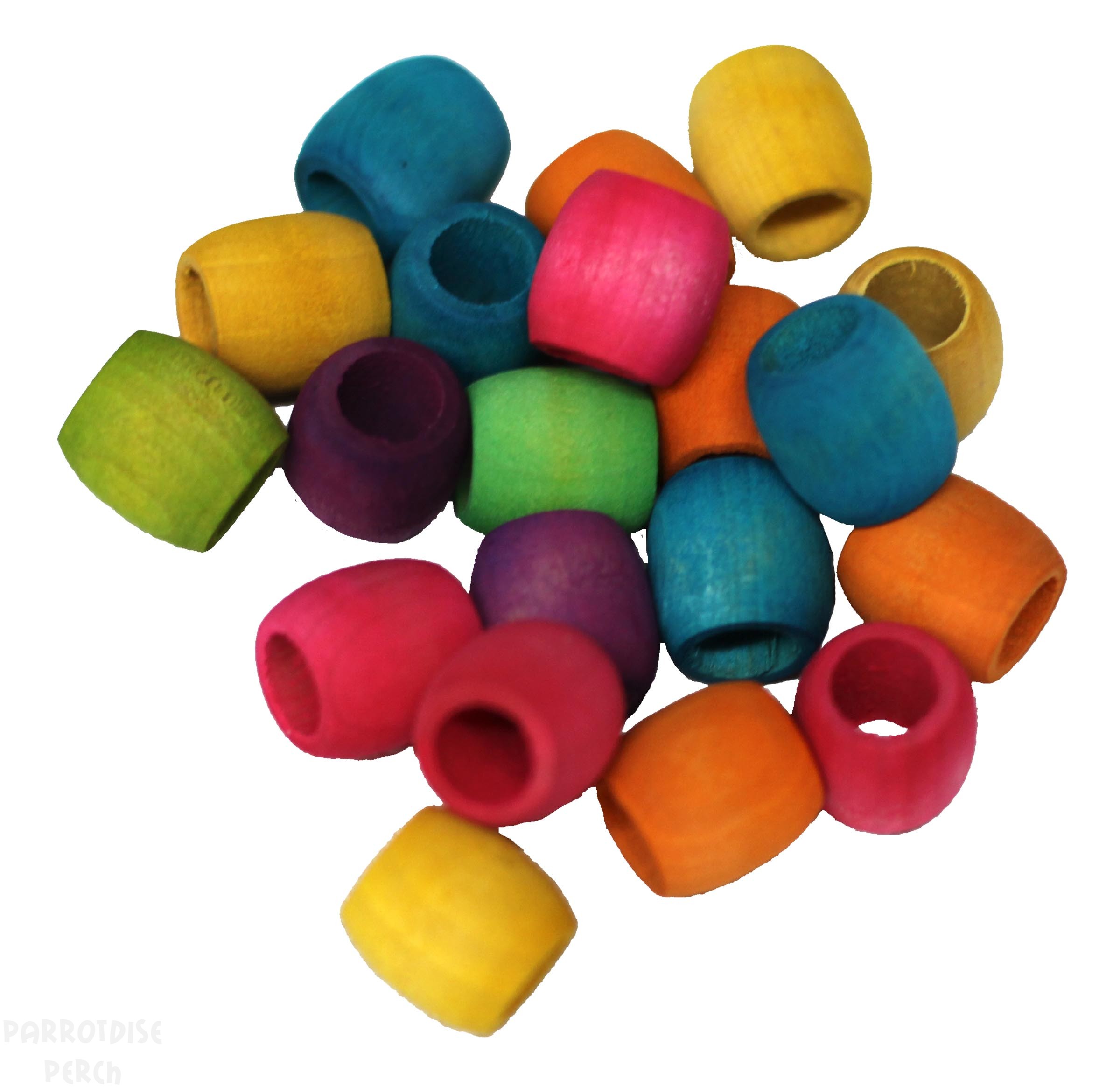 Wood Barrel Beads 16 mm
