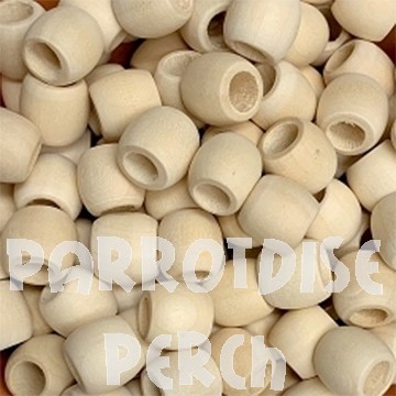 Barrel Beads Wood 11 mm (25) Natural