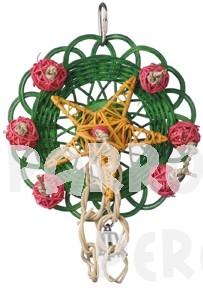 Vine Mat Holiday Wreath