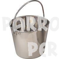 Stainless Steel Bucket Flat Sided