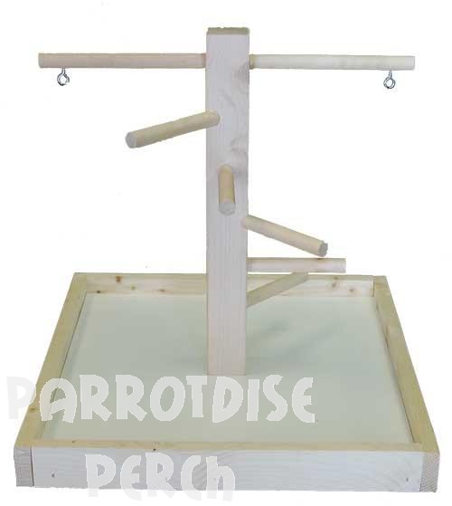 Wooden Play Stand Small 13" x 13" x 13"