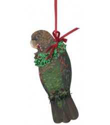 Hand Painted Brown Head Ornament