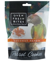 Oven Fresh Bites Parrot Cookies Coconut Papaya