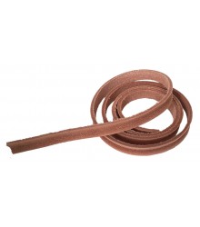 Grooved Leather 9/16" Wide