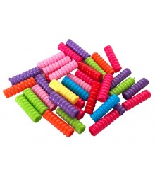 Ripple Straw Beads (50) 