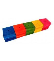 Mini Balsa Wood Squares (25) Coloured