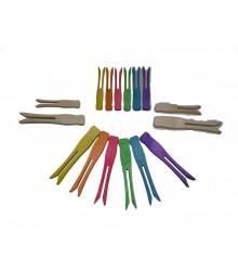 Clothes Pin Flat Coloured