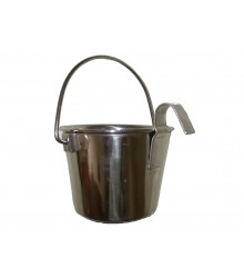 Stainless Steel Bucket 4 Qt with Hook