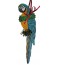 Hand Painted Blue & Gold Macaw Ornament