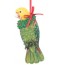 Hand Painted Double Yellow Head Amazon Ornament