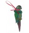 Hand Painted Green Cheek Conure Ornament