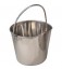 Stainless Steel Bucket Flat Sided