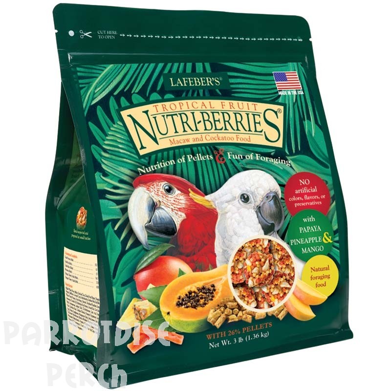 Nutri-Berries Tropical Fruit Macaw