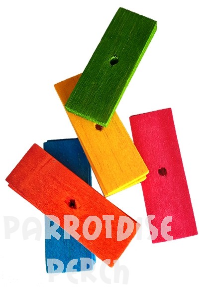 Balsa Wood 3" Slats (10) Coloured