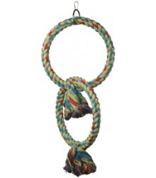 Rainbow Double Cotton Ring Small