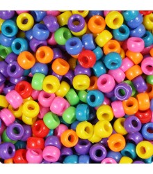 Mini Barrel Beads Circus Opaque