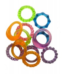 Rings Fancy Clear Small (72)