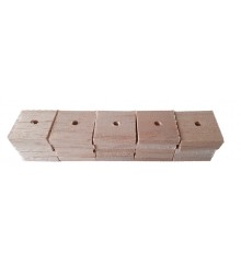 Mini Balsa Wood Squares (25) Natural